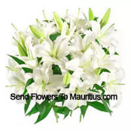 Bouquet de lys blancs