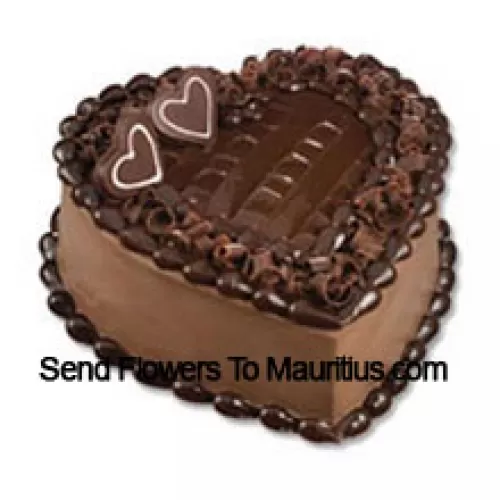 1 Kg (2.2 Lbs) Heart Shaped Chocolate Cake (Please note that cake delivery is only available for Metro Manila Region. Any cake delivery orders outside Metro Manila will be substituted with Chocolate Brownie Cake without cream or the recipient shall be offered a Red Ribbon Voucher enough to buy the same cake)